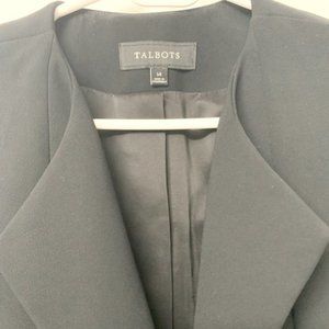 Talbot's - Black Crepe Jacket